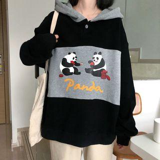 Panda-print Hoodie