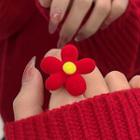 Flower Fabric Ring