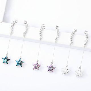Swarovski Element Crystal Star Drop Earring