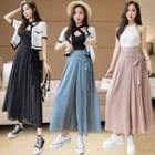 Asymmetrical Pleated Culottes