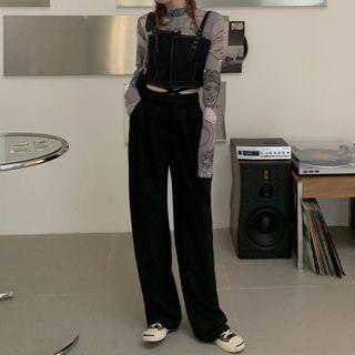 Long-sleeve T-shirt / Sleeveless Top / Dress Pants