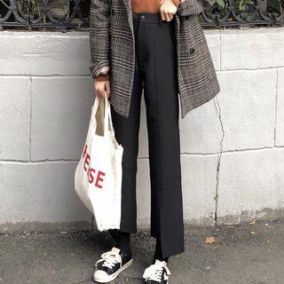 High Waist Boots-cut Pants