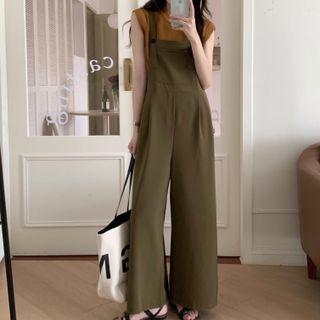 Wide Leg Jumper Pants / Sleeveless Top