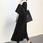 Wide-sleeve Open-front Cardigan