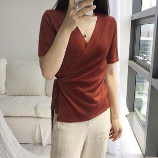 Short-sleeve Wrap Summer Cardigan