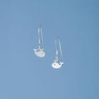Whale Drop Earring 1 Pair - Silver - One Size