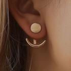 Geometric Alloy Swing Earring