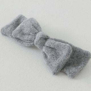 Knit Ribbon Hair Barrette