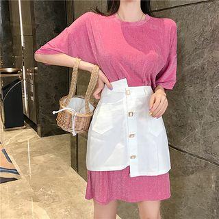 Plain Short-sleeve T-shirt / Camisole Top / Skirt