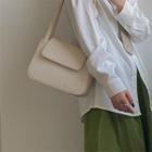 Croc Grain Shoulder Bag Milky White - One Size