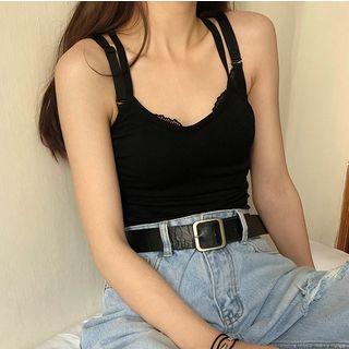 Spaghetti Strap Padded Top