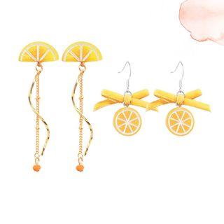 Alloy Fringed Dangle Earring (various Designs)
