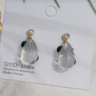Drop Earring 1 Pair - Transparent - One Size