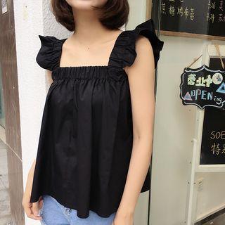 Plain Square-neck Tank Top