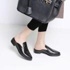 Genuine Leather Slide Loafers