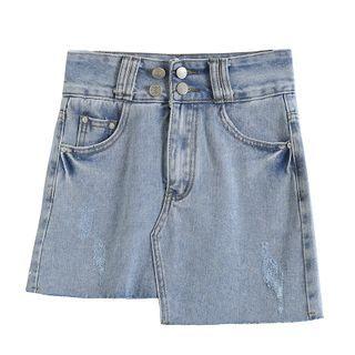Asymmetrical Knit Skirt