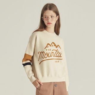Mountain Print Sweater