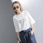 Reversible Loose-fit Printed T-shirt