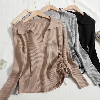 Collar Knit Top