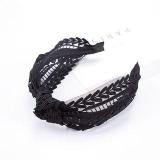 Lace Hair Band Black - One Size
