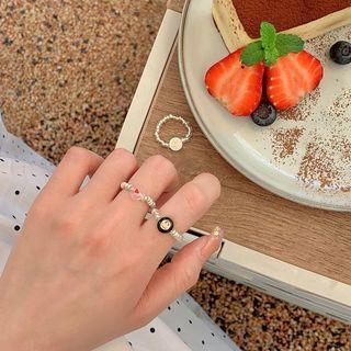 Faux Pearl Beaded Ring
