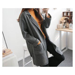 One-button Dual-pocket Jacket