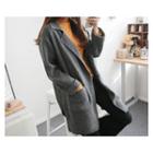 One-button Dual-pocket Jacket