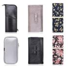 Faux Leather / Print Makeup Brush Case