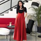 Short-sleeve T-shirt / Wide-leg Jumper Pants