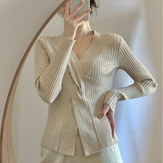 Twisted Ribbed Cardigan