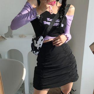 Top / A-line Mini Skirt