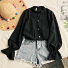 Trumpet Cuff Blouse