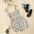 Strappy Dotted Dress