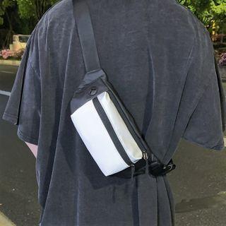 Color Block Panel Belt Bag