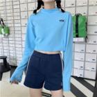 Long-sleeve Mock-neck T-shirt / Shorts