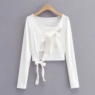 Set: Camisole Top + Tie Front Top