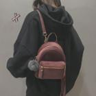 Studded Velvet Mini Backpack