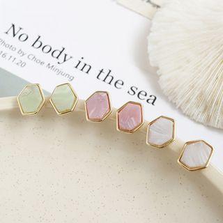 Wireframe Asymmetric Earring