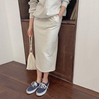 [lovb] Setup Long Sweat Skirt
