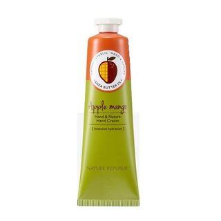 Nature Republic - Hand & Nature Hand Cream - 23 Types New Package - Apple Mango