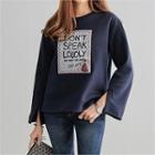 Tassel-detail Lettering T-shirt