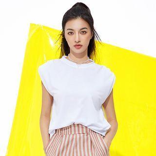 Eco-friendly Sleeveless Plain Top