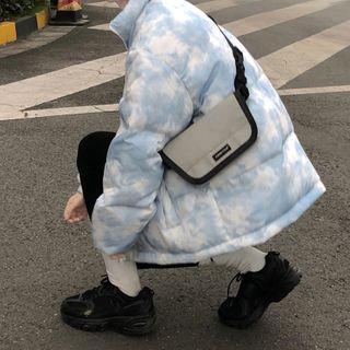 Dyed Print Padded Coat Dyed Print - One Size