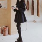 Lapel Double-breasted Wool Coat