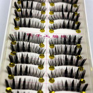 False Eyelashes (10 Pairs) #f20 As Shown In Figure - One Size