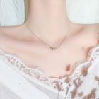 925 Sterling Silver Tree Branch Necklace 1 Pc - Silver - One Size