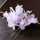 Wedding Flower Hair Clip / Hair Stick Flower Hair Clip & Hair Stick - Purple - One Size