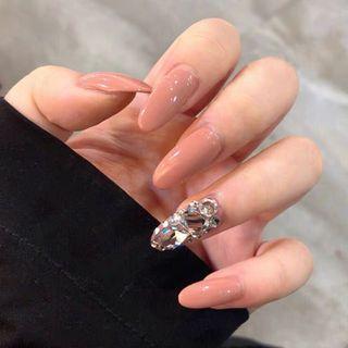 Amphibole Faux Nail Patch Pink - One Size