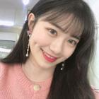 Beribboned Faux-pearl Rhinestone Drop Earrings