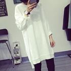 Long-sleeve Plain T-shirt Dress